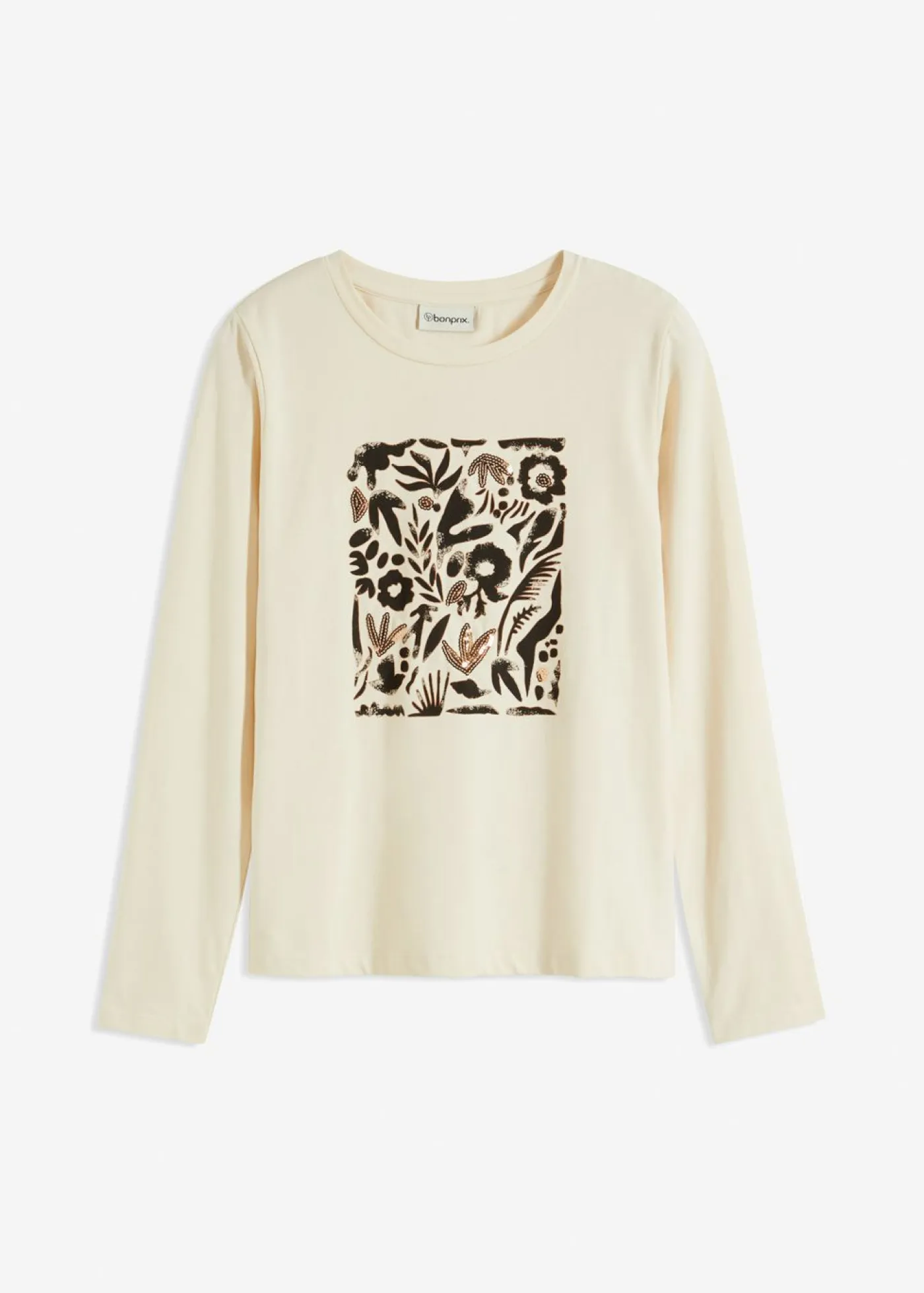 Mujer bonprix bonprix Camiseta de manga larga de algodón orgánico