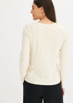 Mujer bonprix bonprix Camiseta de manga larga de algodón orgánico