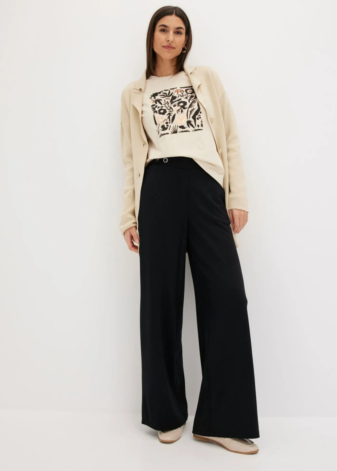 Mujer bonprix bonprix Camiseta de manga larga de algodón orgánico