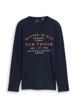 bonprix Tom Tailor Camisetas Y Polos>Camiseta de manga larga de Tom Tailor Azul marino