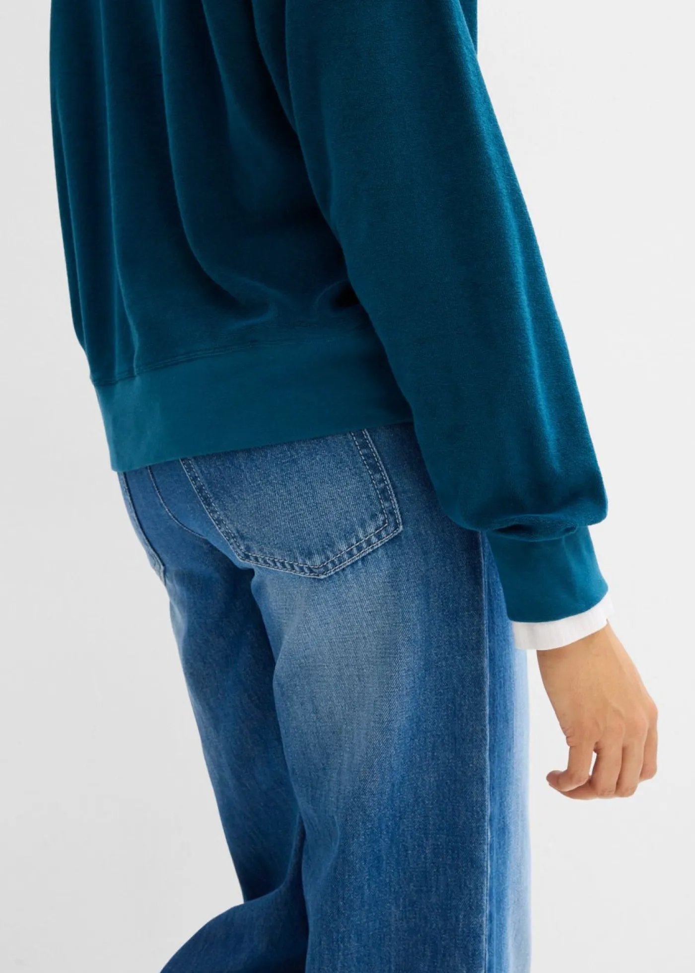 Mujer bonprix bonprix Camiseta de manga larga de felpa