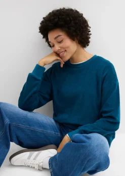 Mujer bonprix bonprix Camiseta de manga larga de felpa