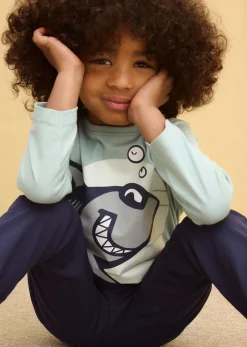 Niños bonprix bonprix Camiseta de manga larga de algodón orgánico puro (2 unidades)