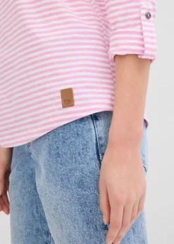 Mujer bonprix bonprix Camiseta de manga larga de algodón puro