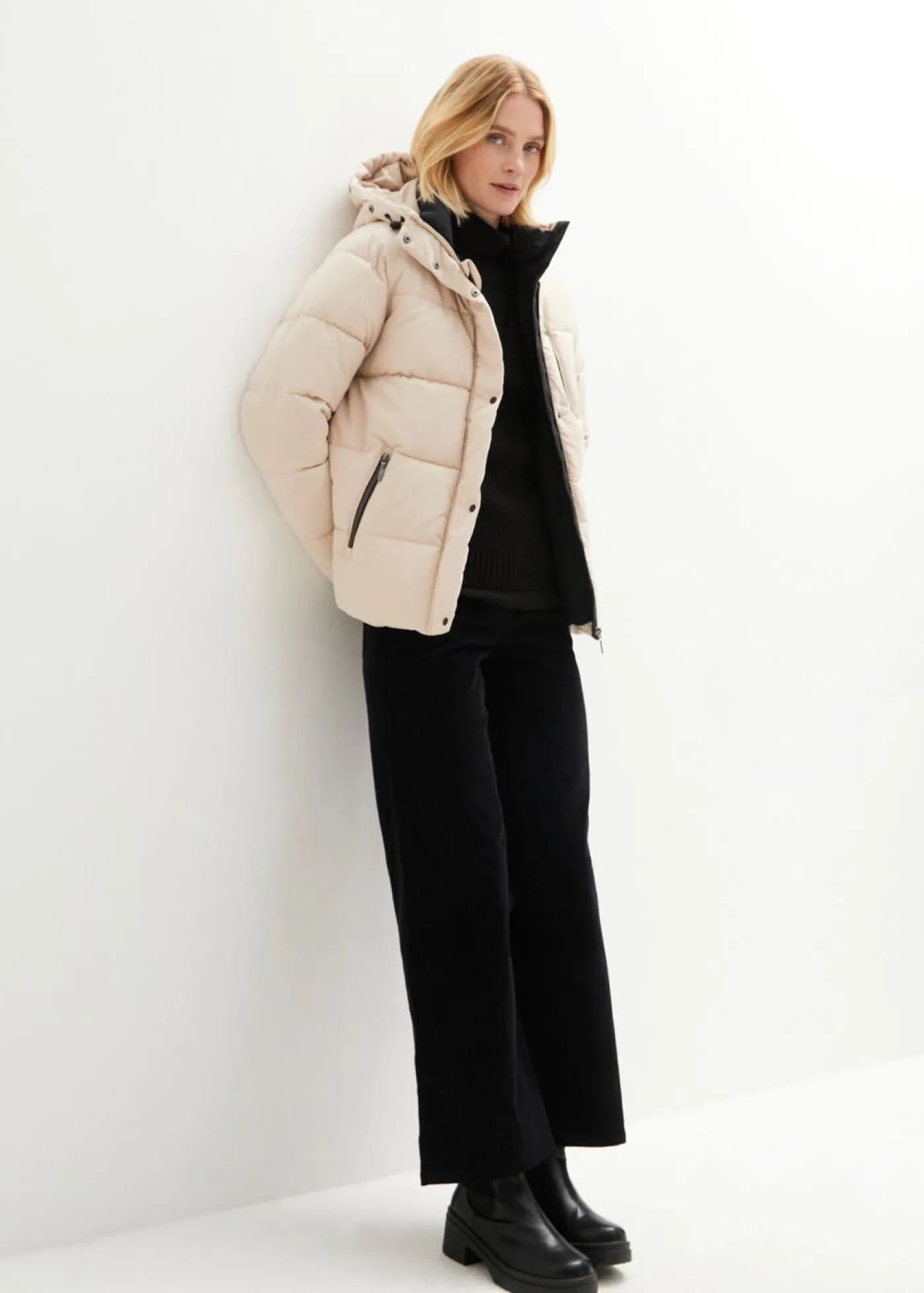 bonprix bonprix Básicos|Camisetas>Camiseta de manga larga (2 unidades) Negro-negro