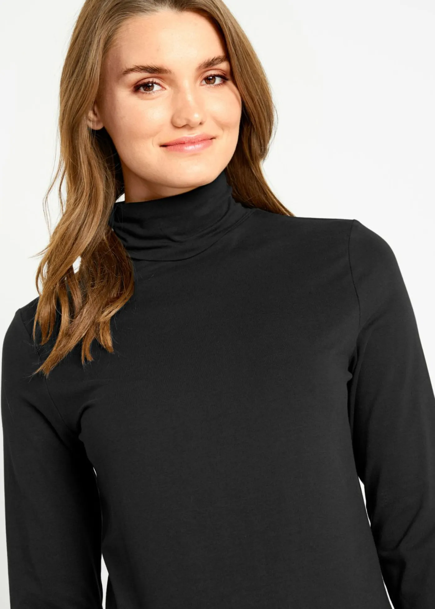 bonprix bonprix Básicos|Camisetas>Camiseta de manga larga (2 unidades) Negro-negro