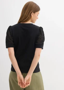 Mujer bonprix bonprix Camiseta de mezcla de algodón