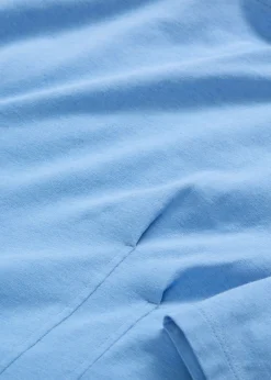 bonprix bonprix Premium|Camisetas>Camiseta de mezcla de algodón azul provenzal