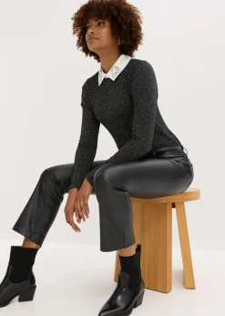 Mujer bonprix bonprix Camiseta de mezcla de algodón