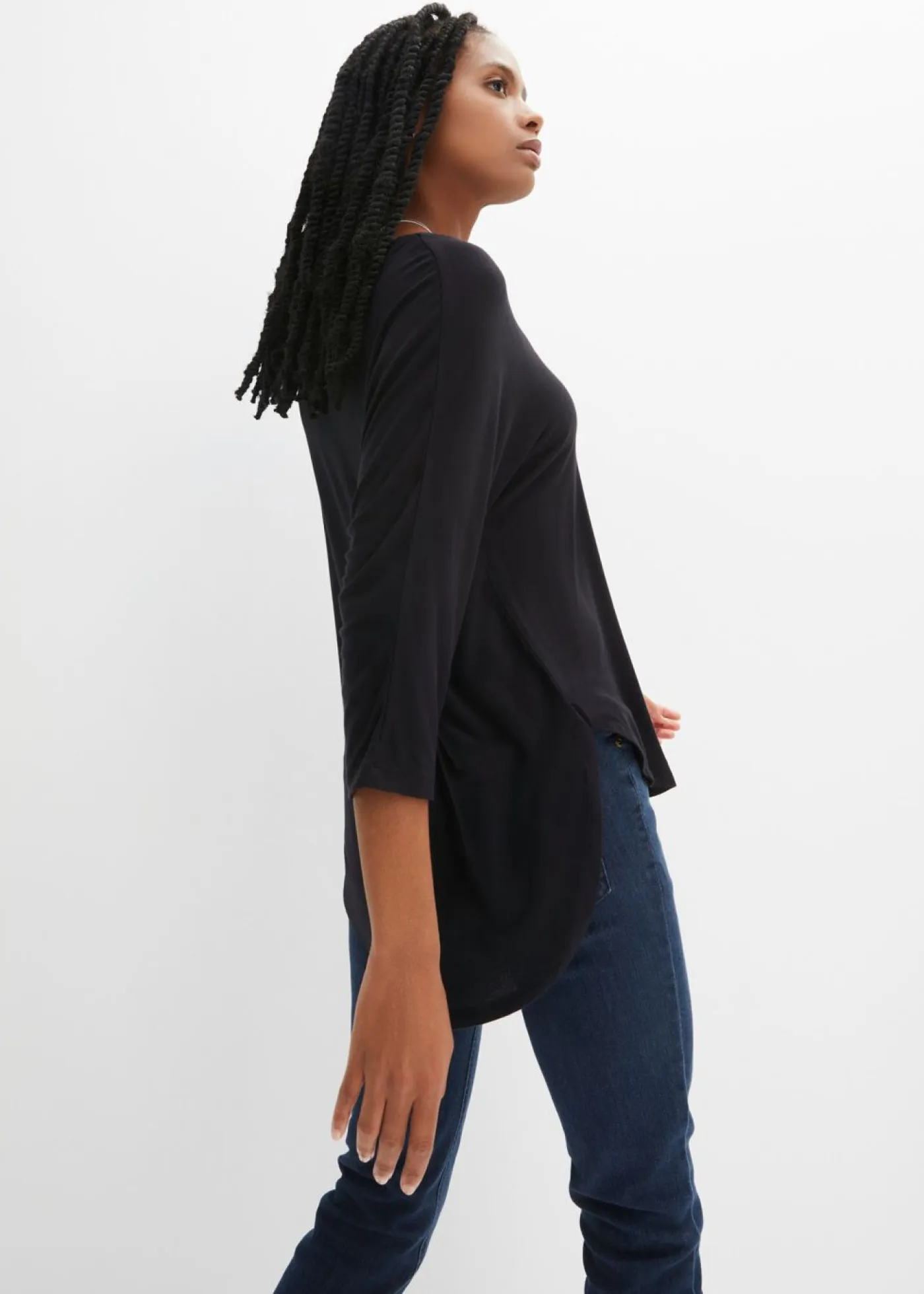 Mujer bonprix bonprix Camiseta de mezcla de viscosa fluida