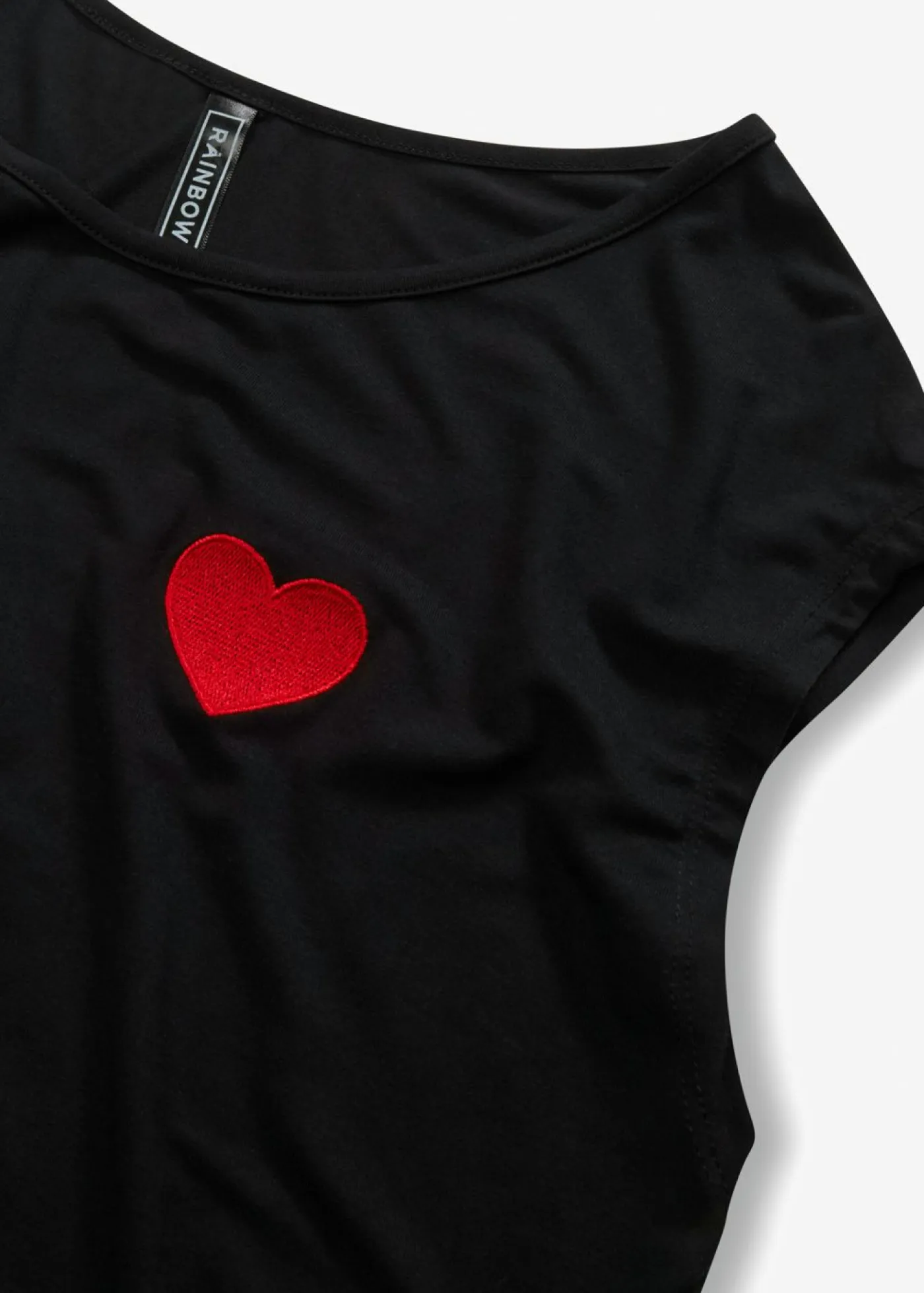 Mujer bonprix bonprix Camiseta de mezcla de viscosa fluida con dobladillo asimétrico