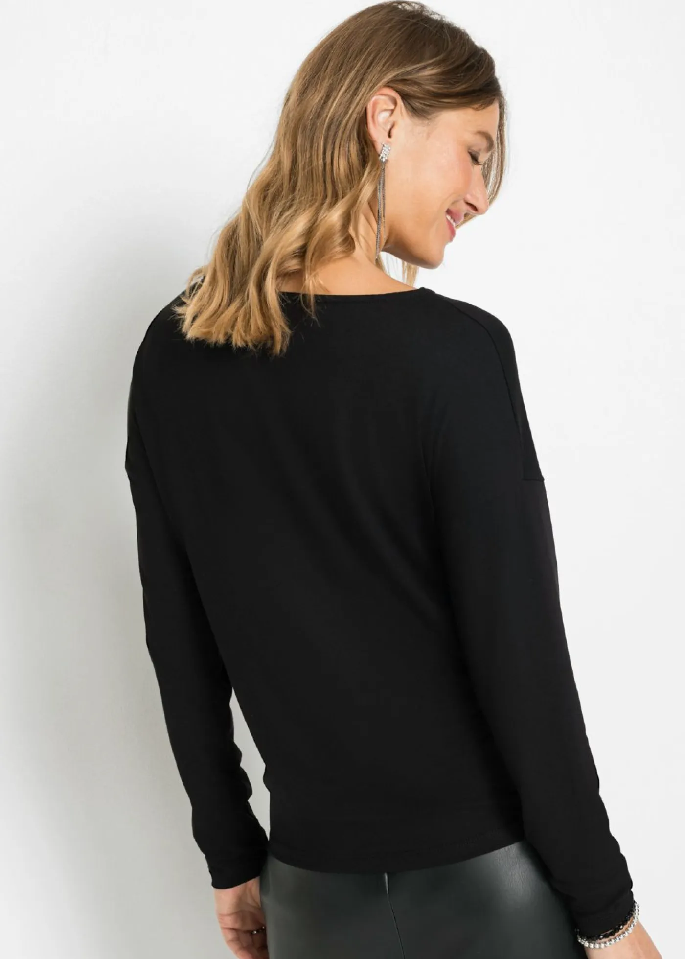 Mujer bonprix bonprix Camiseta de mezcla de viscosa fluida