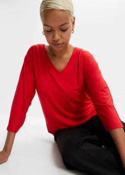 Mujer bonprix bonprix Camiseta de mezcla de viscosa fluida