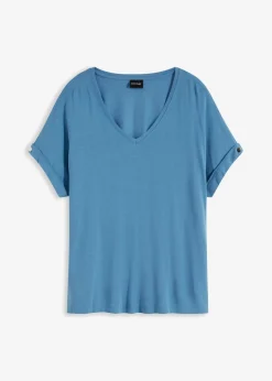Mujer bonprix bonprix Camiseta de mezcla de viscosa fluida