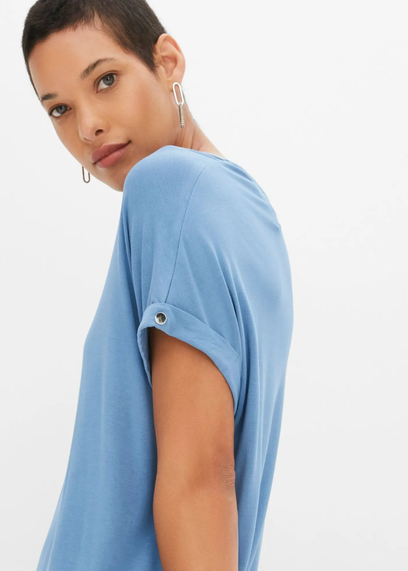 Mujer bonprix bonprix Camiseta de mezcla de viscosa fluida