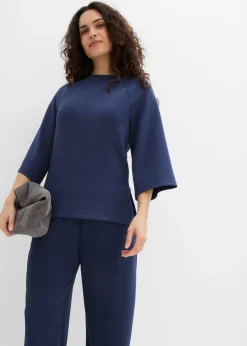 Mujer bonprix bonprix Camiseta de neopreno con inserto elástico