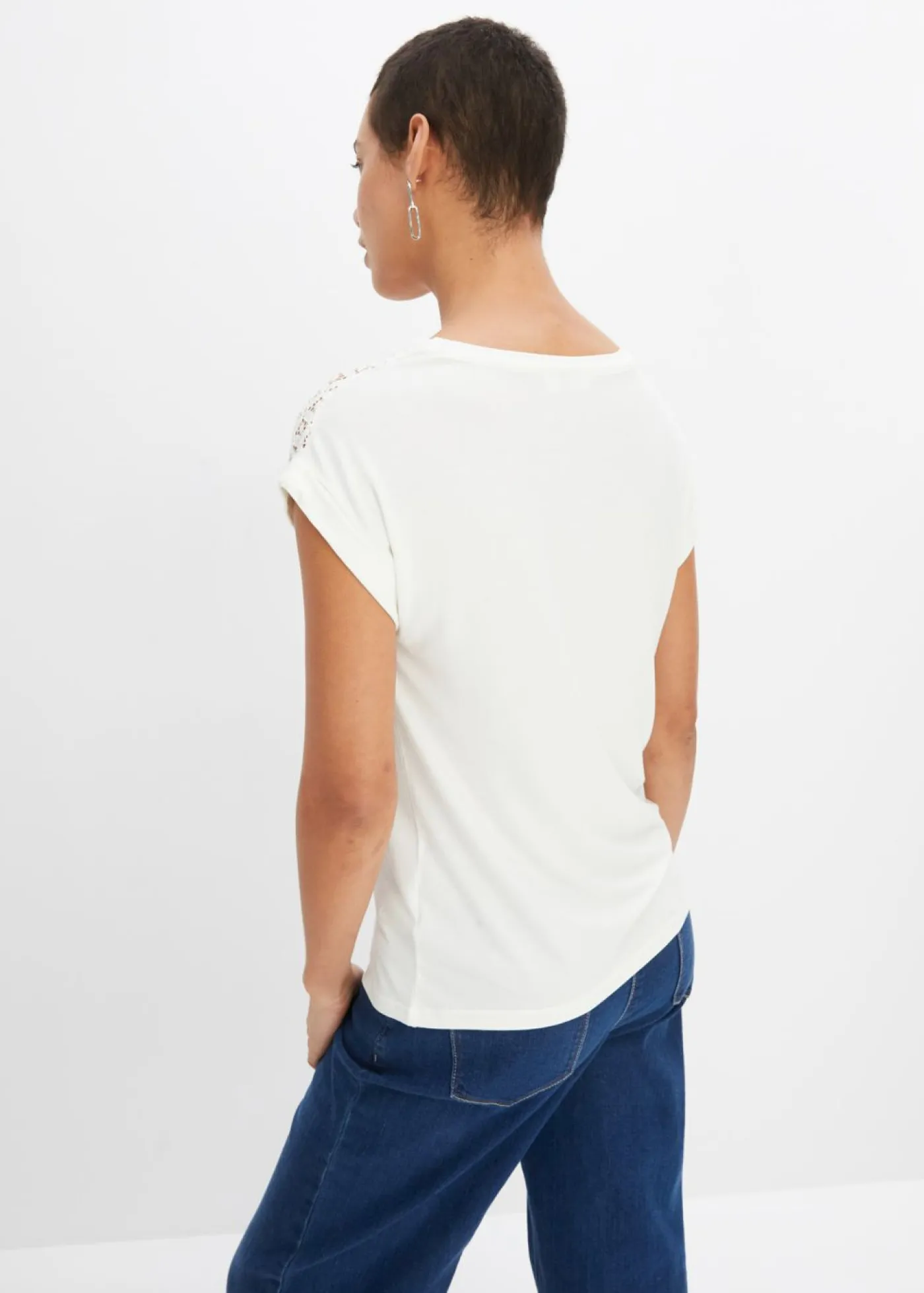 Mujer bonprix bonprix Camiseta de suave mezcla de viscosa