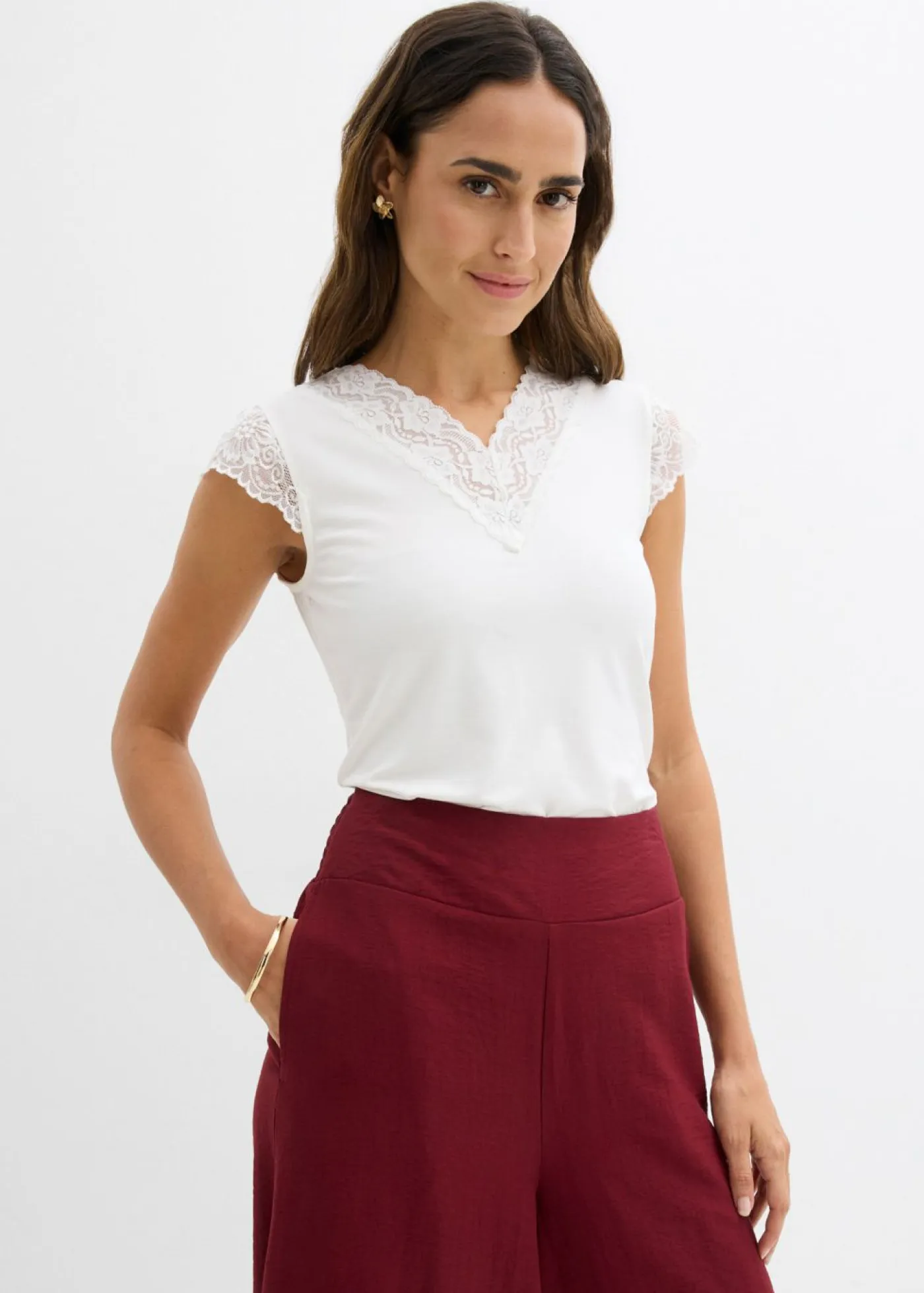 Mujer bonprix bonprix Camiseta de suave mezcla de viscosa