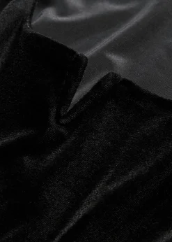 bonprix bonprix Camisetas>Camiseta de terciopelo suave Negro