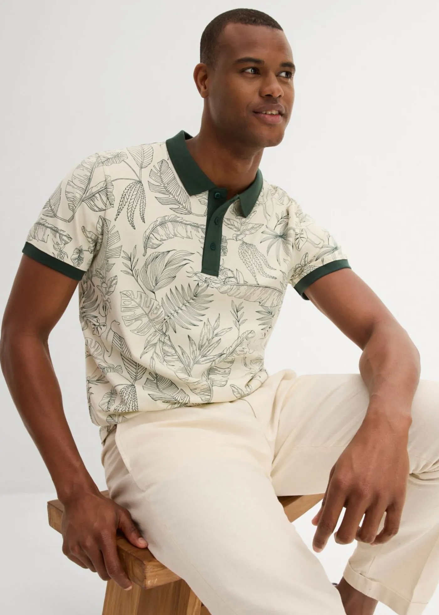 bonprix bonprix Camisetas Y Polos>Camiseta de tipo polo Crudo