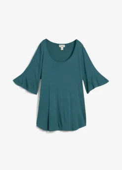 bonprix bonprix Camisetas>Camiseta de viscosa suave verde pimiento
