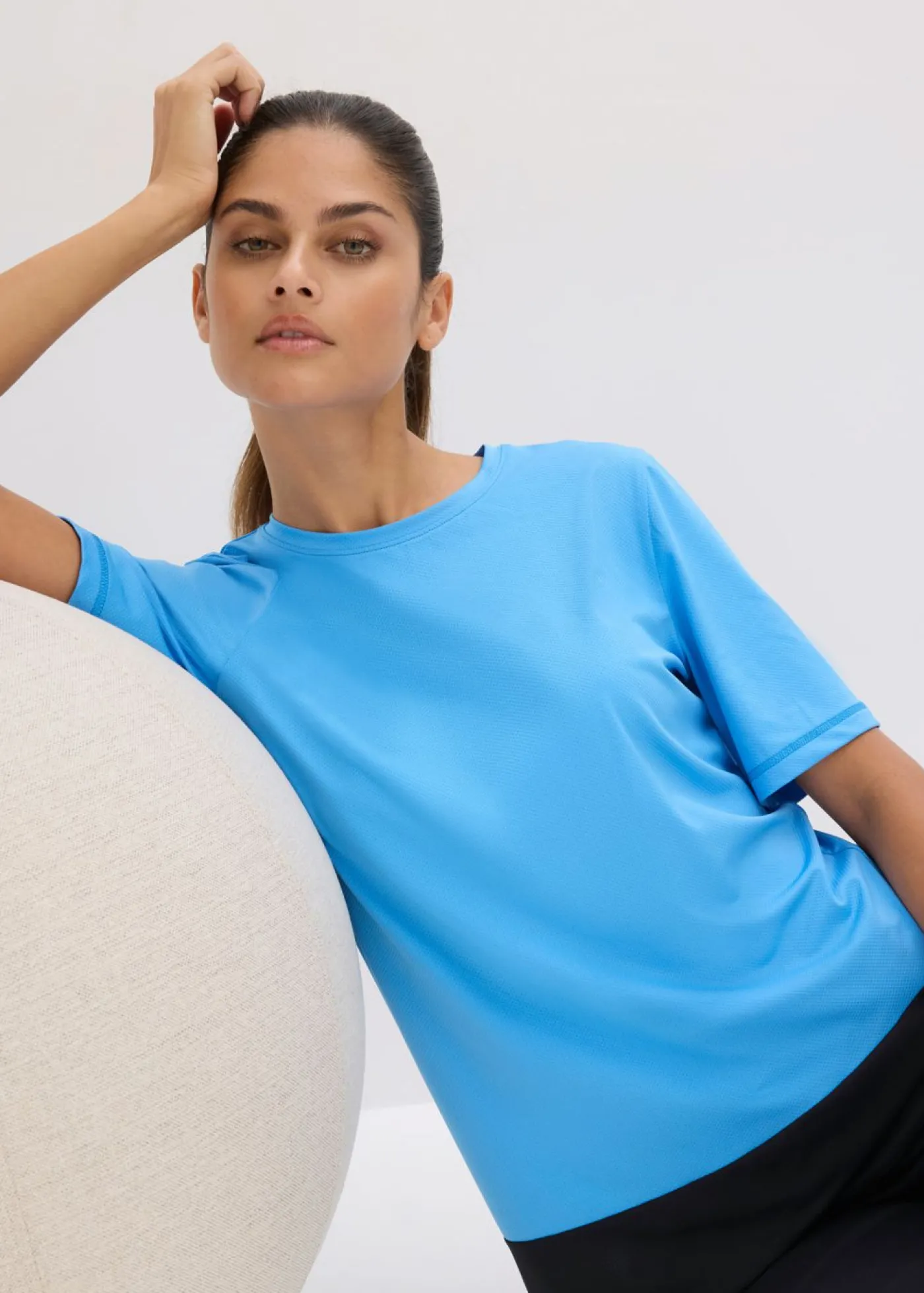 Mujer bonprix bonprix Camiseta deportiva con aspecto estructurado