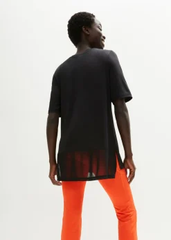 Mujer bonprix bonprix Camiseta deportiva larga con malla, de secado rápido