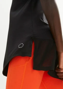 Mujer bonprix bonprix Camiseta deportiva larga con malla, de secado rápido