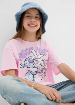 Niños bonprix Lilo & Stitch Camiseta Disney Stitch de algodón puro