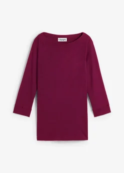 Mujer bonprix bonprix Camiseta elástica con escote en forma de U