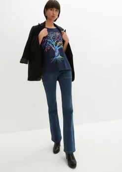 Mujer bonprix bonprix Camiseta estampada de algodón orgánico