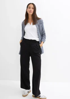 Mujer bonprix bonprix Camiseta henley con algodón orgánico puro