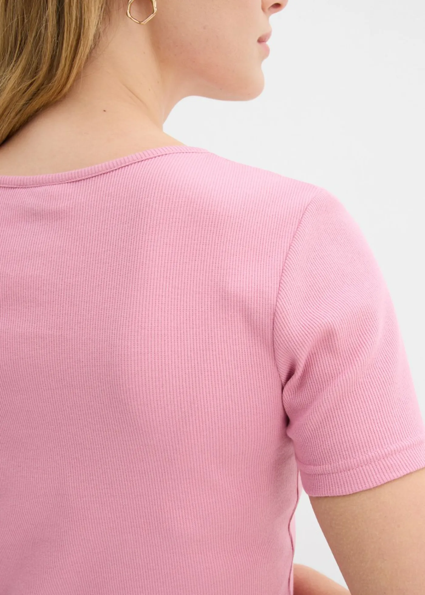 bonprix bonprix Básicos|Camisetas>Camiseta henley con algodón orgánico puro orquídea ahumado