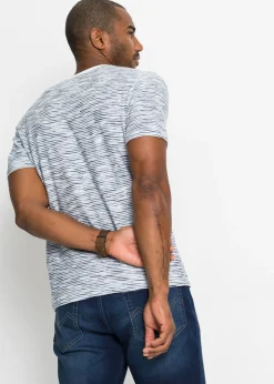 Hombre bonprix bonprix Camiseta henley de algodón puro con manga corta