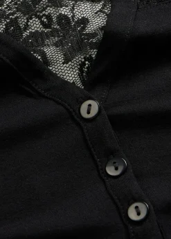 Mujer bonprix bonprix Camiseta henley de mezcla de viscosa