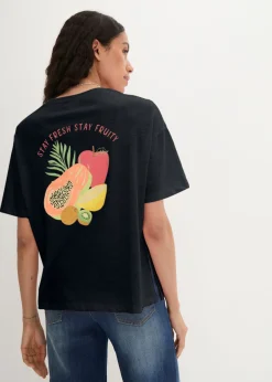 Mujer bonprix bonprix Camiseta holgada con estampado
