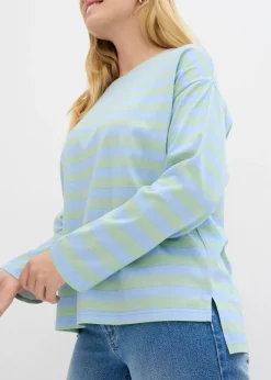 Mujer bonprix bonprix Camiseta holgada de algodón puro