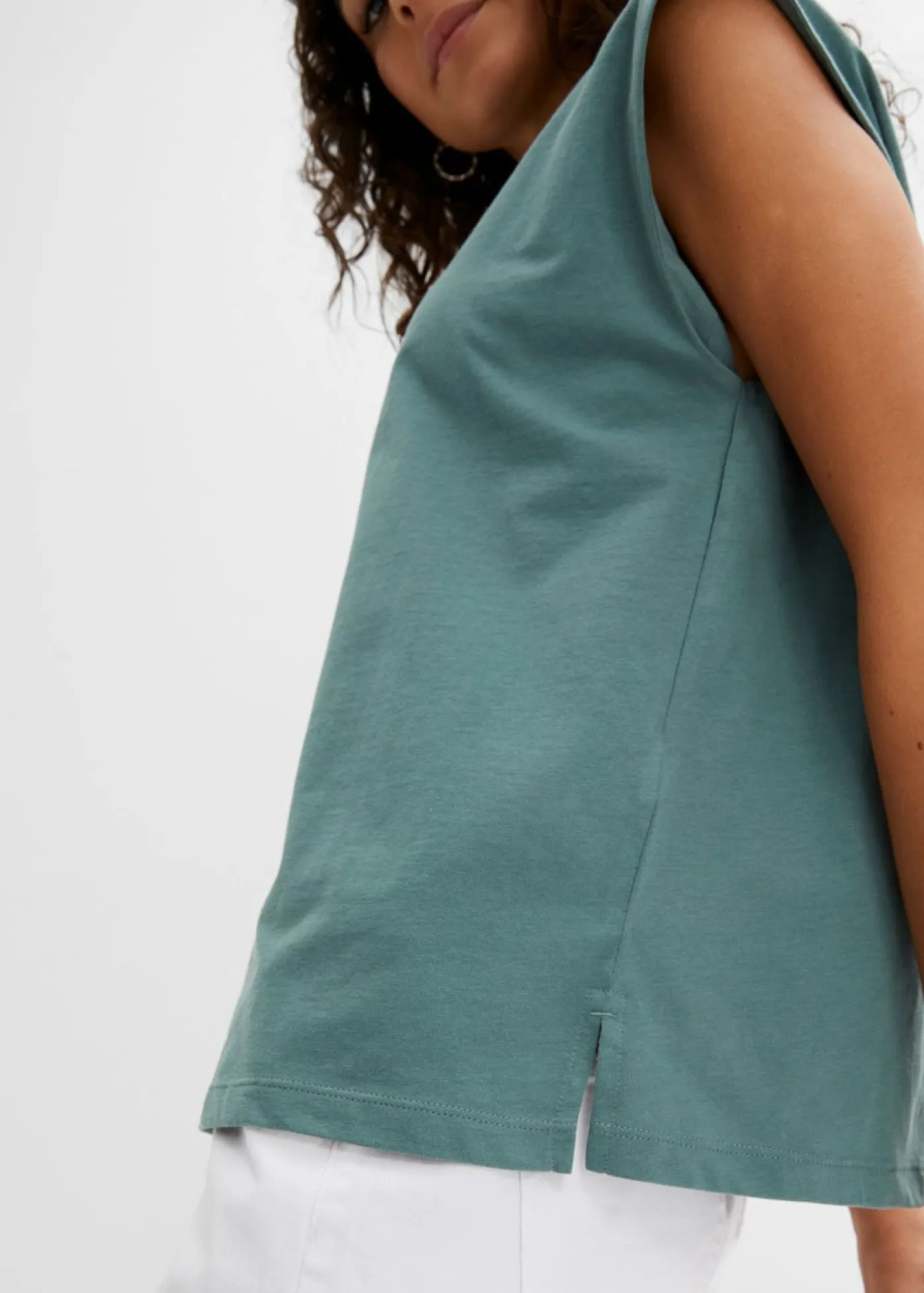 Mujer bonprix bonprix Camiseta holgada de algodón orgánico puro