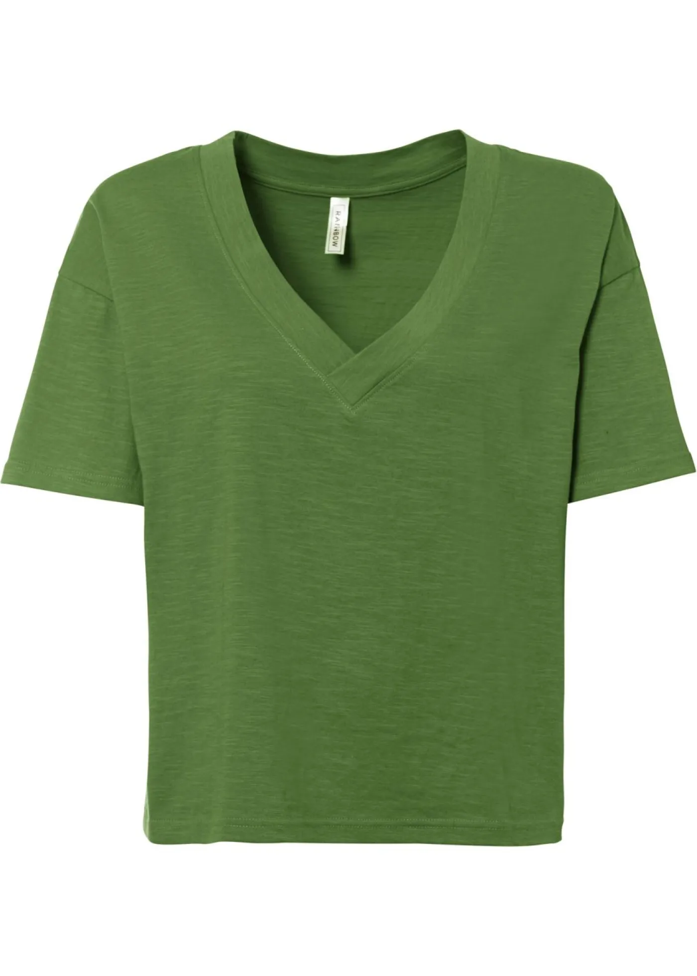 bonprix bonprix Camisetas>Camiseta holgada de algodón orgánico puro verde cactus