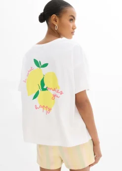 Mujer bonprix bonprix Camiseta holgada de algodón orgánico puro