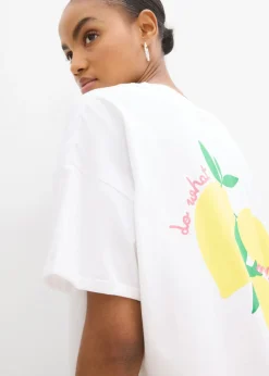 Mujer bonprix bonprix Camiseta holgada de algodón orgánico puro