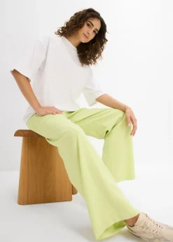 Mujer bonprix bonprix Camiseta holgada de algodón orgánico puro y pesado