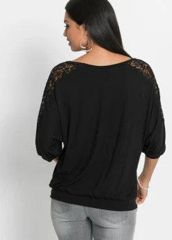 Mujer bonprix bonprix Camiseta holgada de mezcla de viscosa