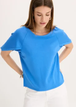 Mujer bonprix bonprix Camiseta holgada de mezcla de viscosa fluida