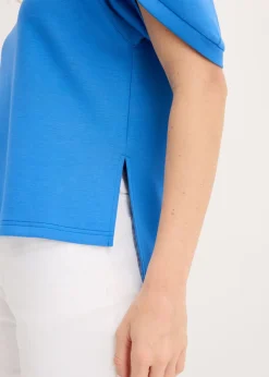 Mujer bonprix bonprix Camiseta holgada de mezcla de viscosa fluida