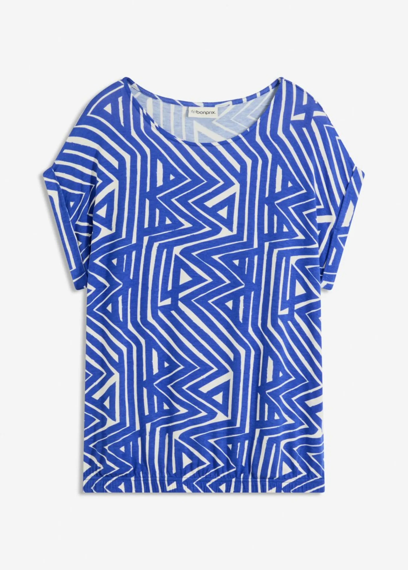 Mujer bonprix bonprix Camiseta holgada de mezcla de viscosa fluida