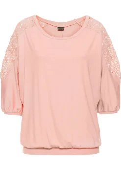 Mujer bonprix bonprix Camiseta holgada de mezcla de viscosa