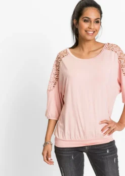 Mujer bonprix bonprix Camiseta holgada de mezcla de viscosa