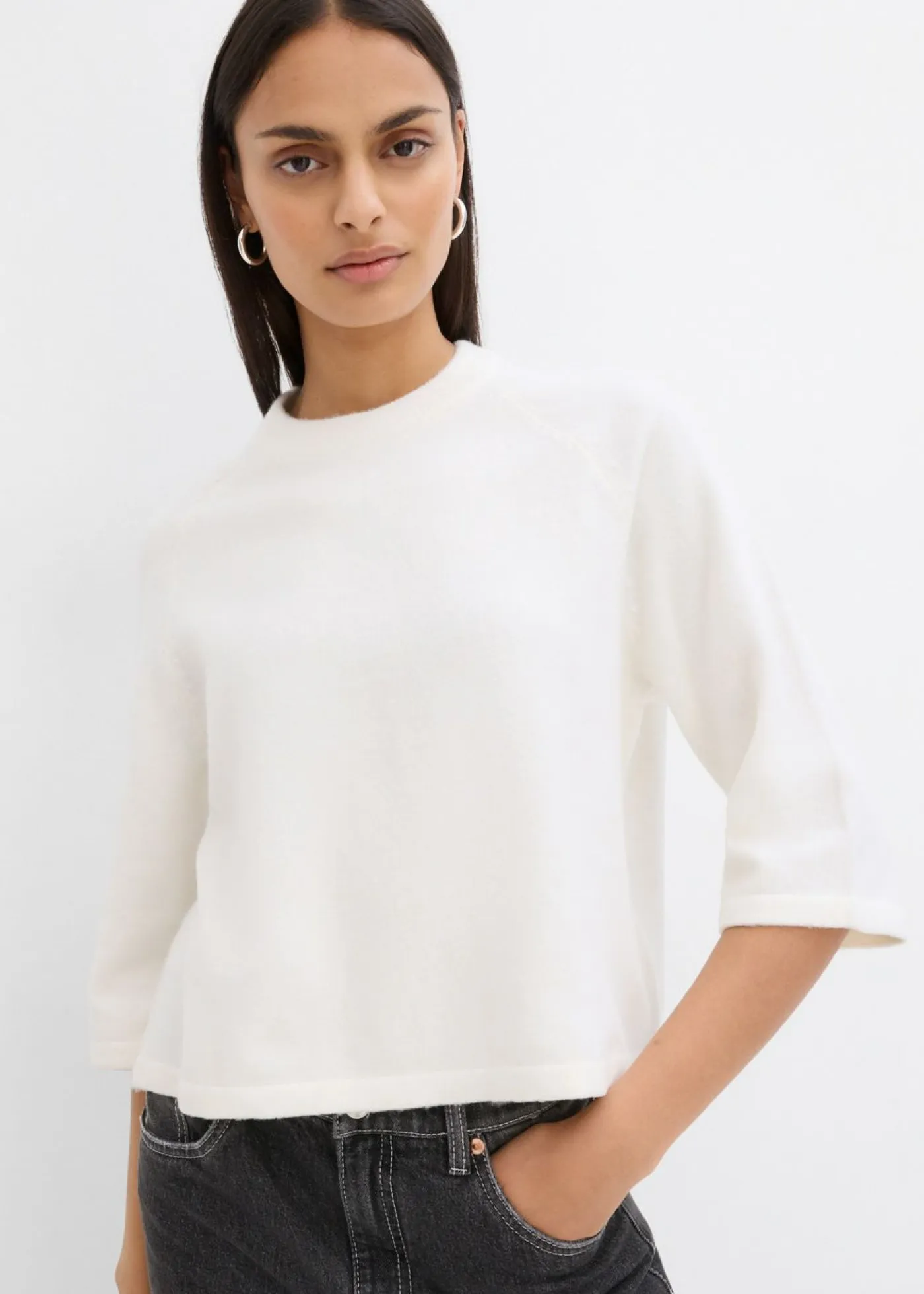 Mujer bonprix bonprix Camiseta holgada de punto