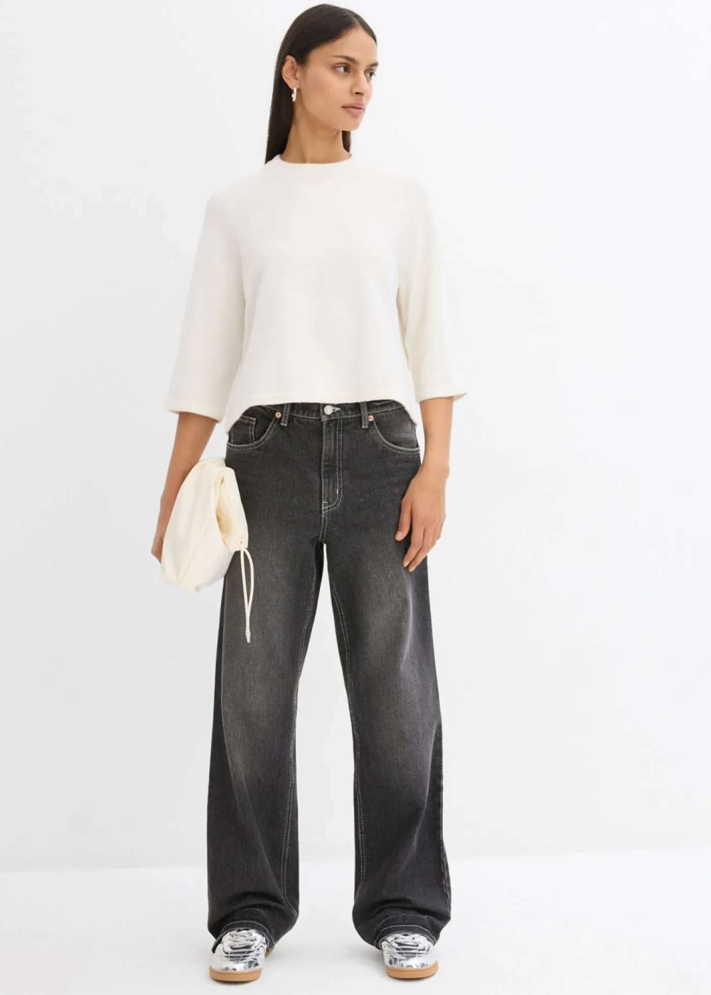 Mujer bonprix bonprix Camiseta holgada de punto